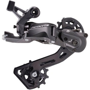 MicroSHIFT ACOLYTE derailleur - Super Short Cage 8Speed w/SpringLock black