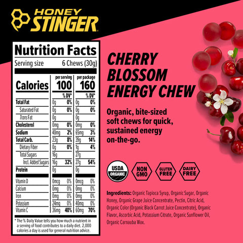Honey Stinger Organic Energy Chews 50g