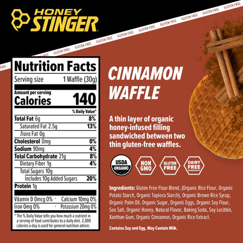 Honey Stinger ORGANIC WAFFLE 30g
