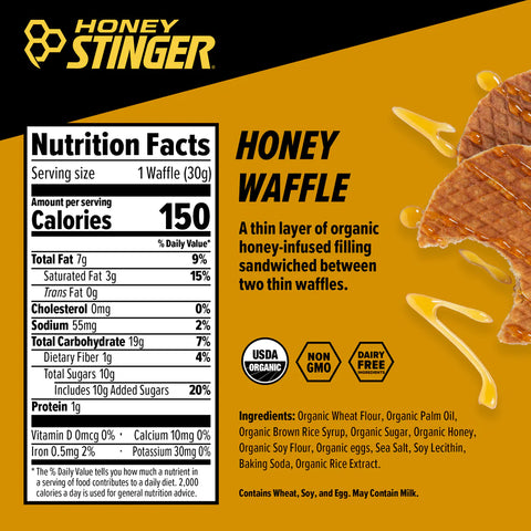 Honey Stinger ORGANIC WAFFLE 30g