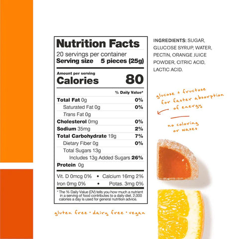SKRATCH LABS SPORT ENERGY CHEWS 50g
