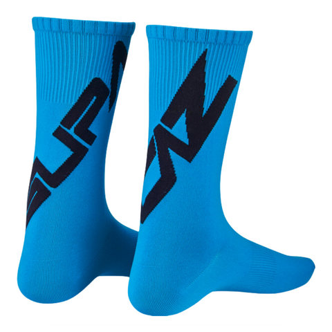 Supacaz SUPASOX Twisted Socks S black/neon blue