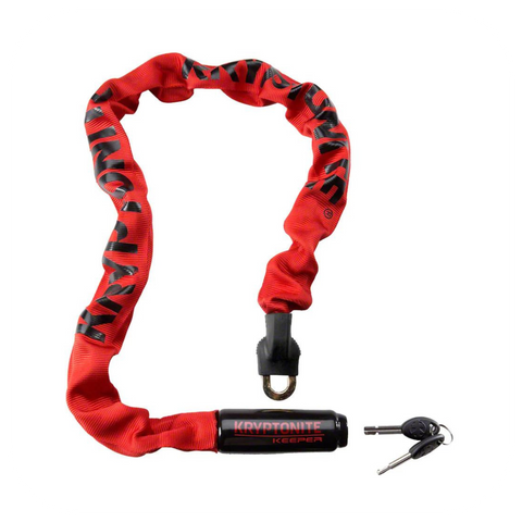 Kryptonite KEEPER 785 Integrated Chain Lock 85cm Red