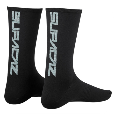 Supacaz STRAIGHT UP Socks S/M platinum bling