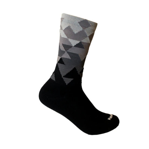 HandUp FOOTDOWN 6" SOCKS Prizm Black/White