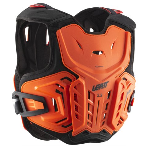 LEATTCHEST PROTECTOR 2.5 Jr S/M orange/black