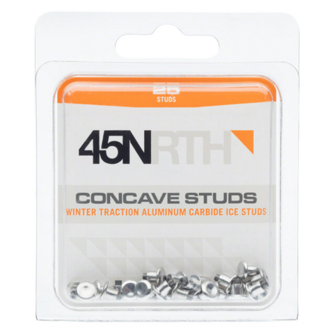 45NRTH Concave Carbide Aluminum Studs: Pack of 25