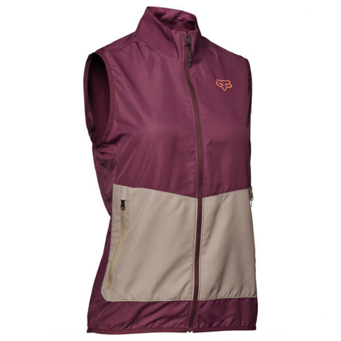 FOX RANGER W's WIND VEST S dark maroon