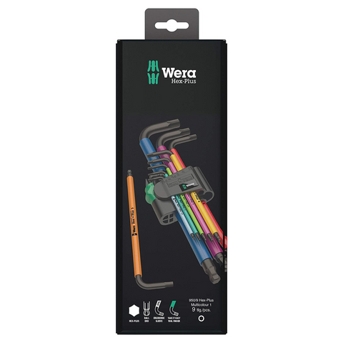 WERA 950 HEX L-Key Wrench Set (Metric)