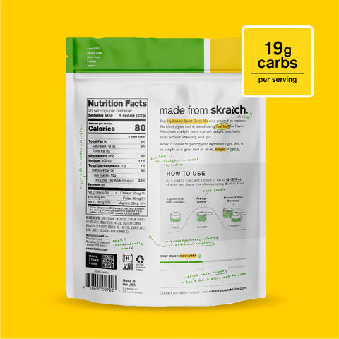Skratch Labs SPORT HYDRATION Drink Mix 440g Lemon Lime