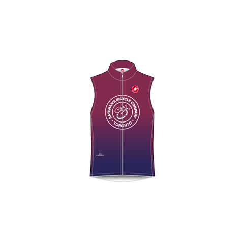 Castelli WINDSTOPPER® FZ Vest Unisex Team Bateman's