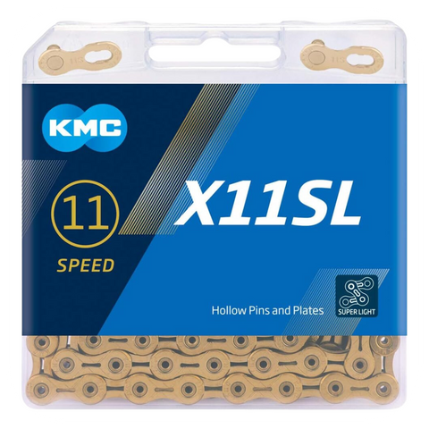 chain - KMC X11SL 11Speed 116L Ti-N gold