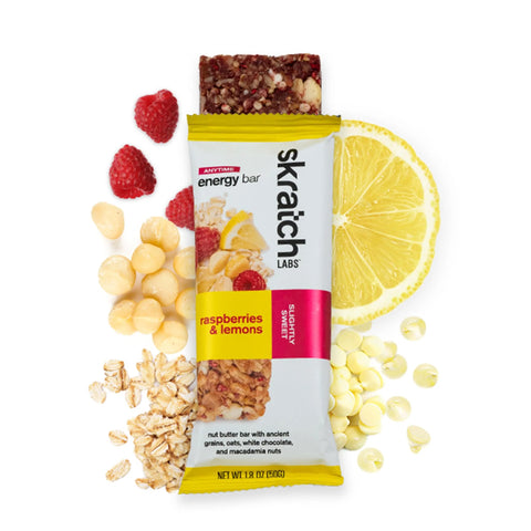 SKRATCH LABS ANYTIME ENERGY BAR 50g - Raspberries and Lemon