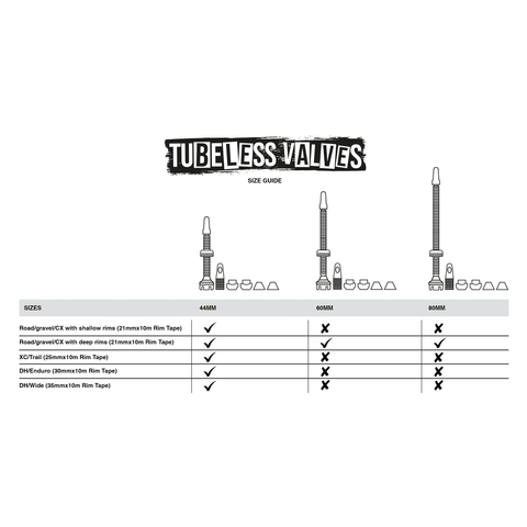 Muc Off V2 TUBELESS VALVE Kit